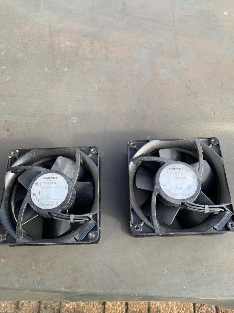 Papst kachel ventilatoren, Witgoed en Apparatuur, Ventilatoren, Ophalen, Gebruikt, Overige