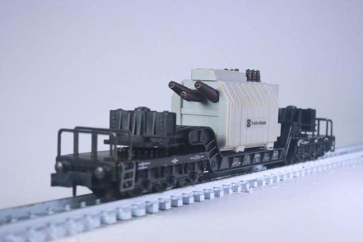 Dieplader type SSt met trafo, DB, Hobby en Vrije tijd, Modeltreinen | N-Spoor, Zo goed als nieuw, Wagon, Gelijkstroom, Trix, Ophalen of Verzenden
