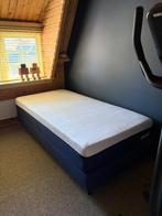 eenpersoon(Matt) boxspring bed geheel compleet!! Nieuw, Ophalen, 100 cm, Eenpersoons, Blauw