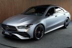 Mercedes-Benz CLA-Klasse 180 AMG Line HUD Panodak Navi Leer, Auto's, Automaat, CLA, Gebruikt, Zwart