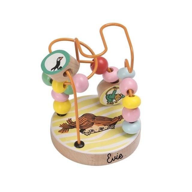 Cadeau idee? Pipi Langkous houten kralenspiraal, Kinderen en Baby's, Speelgoed | Houten speelgoed, Nieuw, Overige typen, Ophalen of Verzenden