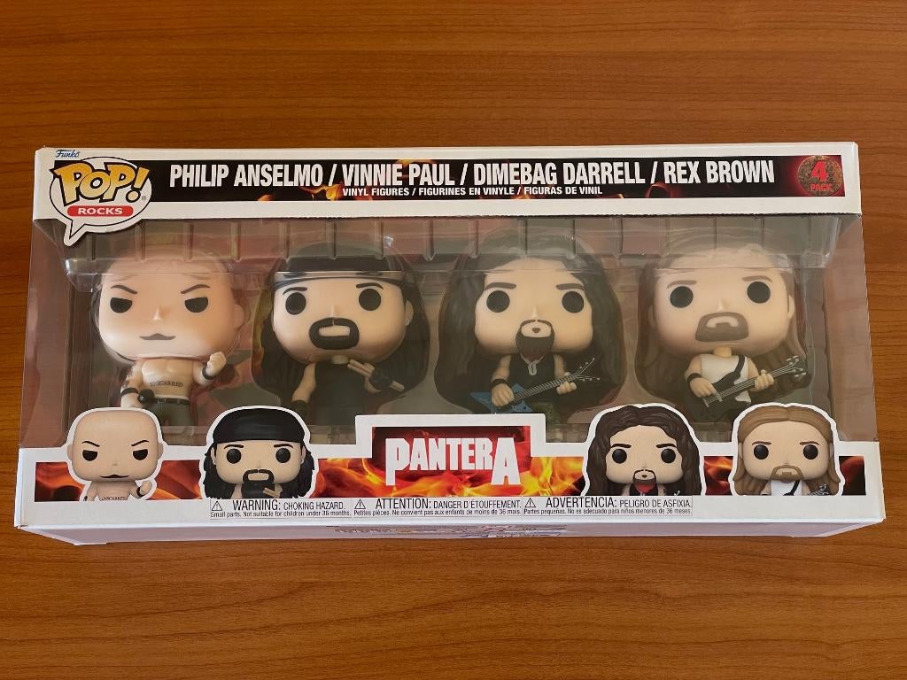 Funko POP! Vinyl Pantera 4-pack (Rocks) vaulted/nieuw, Verzamelen, Poppetjes en Figuurtjes, Ophalen of Verzenden, Nieuw