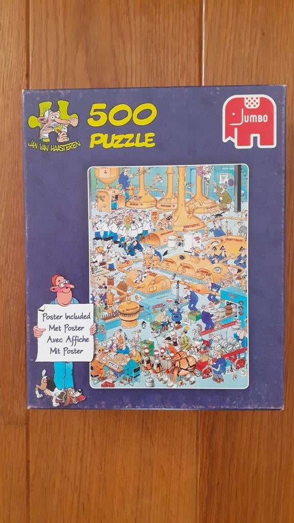 Jan van Haasteren puzzel 500 st, Ophalen of Verzenden, 500 t/m 1500 stukjes, Gebruikt, Legpuzzel
