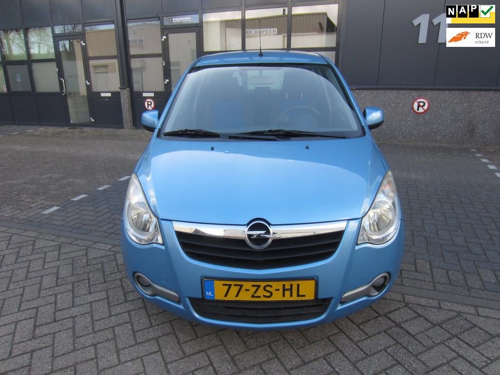 Opel Agila 1.2 Enjoy 2008 Airco 157.000KM NAP! APK!, Voorwielaandrijving, 86 pk, 4 cilinders, 965 kg