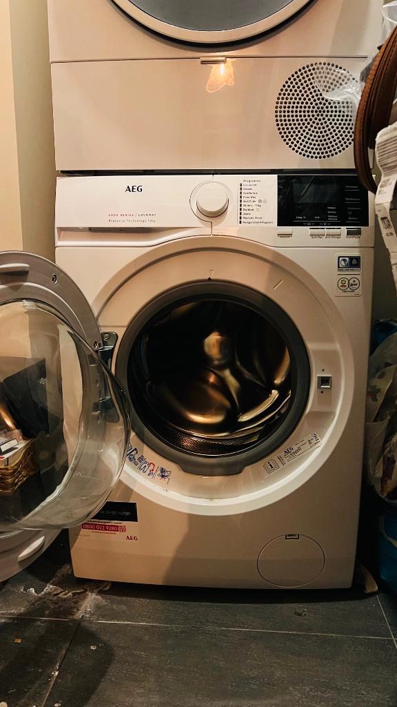 Washing machine AEG L6FBNR1 ProSense, Witgoed en Apparatuur, Wasmachines, Gebruikt, Voorlader, 6 tot 8 kg, Minder dan 85 cm, 1600 toeren of meer