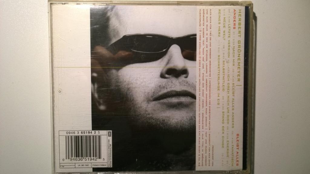 Herbert Grönemeyer - Bleibt Alles Anders, Ophalen of Verzenden, Zo goed als nieuw