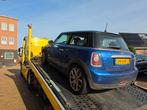 Mini 1.6 16V Cooper 2007 Blauw (start (en rijdt dus) niet), Voorwielaandrijving, 4 cilinders, 49 €/maand, Leder