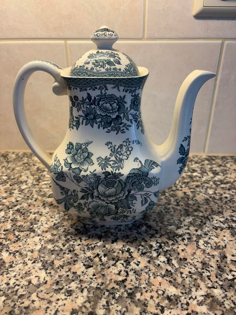 Wedgwood Enoch Tunstall Aziatische Fazanten Koffiepot, Ophalen