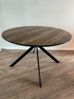 Ronde eettafel 120cm - Walnoot, Ophalen, Gebruikt, 100 tot 150 cm, Rond