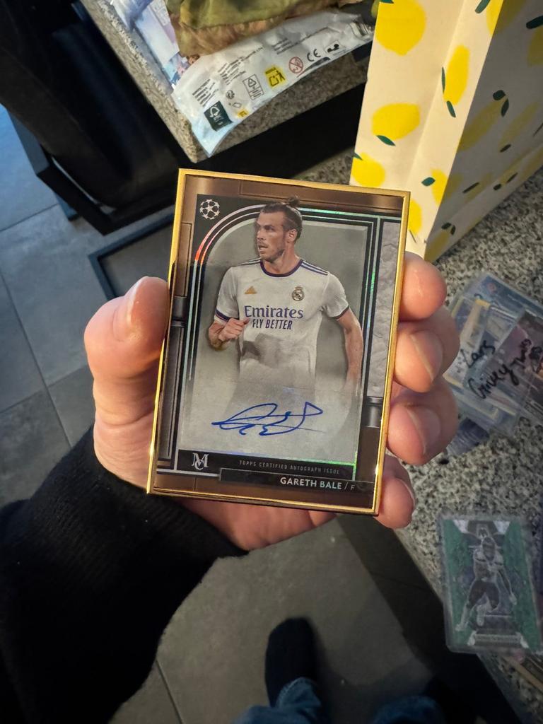 Gareth Bale Real Madrid Topps Autograph Kaart, Verzamelen, Ophalen of Verzenden, Zo goed als nieuw, Buitenlandse clubs, Spelerskaart