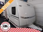 Fendt Bianco Activ 390 FHS Compacte caravan, Caravans en Kamperen, Caravans, Schokbreker, Bedrijf, Treinzit, Tot en met 3