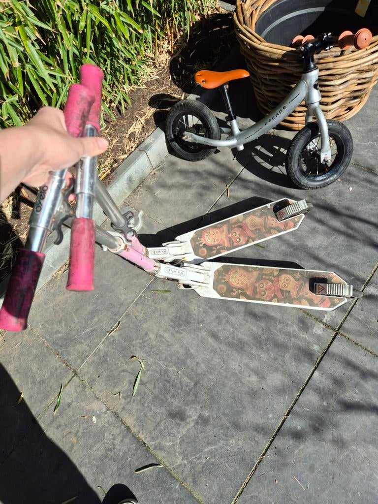 Gratis Twee kindersteppen - Ruilen voor chips!, Ophalen, Gebruikt, Gewone step