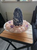 Edelstenen op schaal, sodaliet, rozenkwarts en amethist, Ophalen