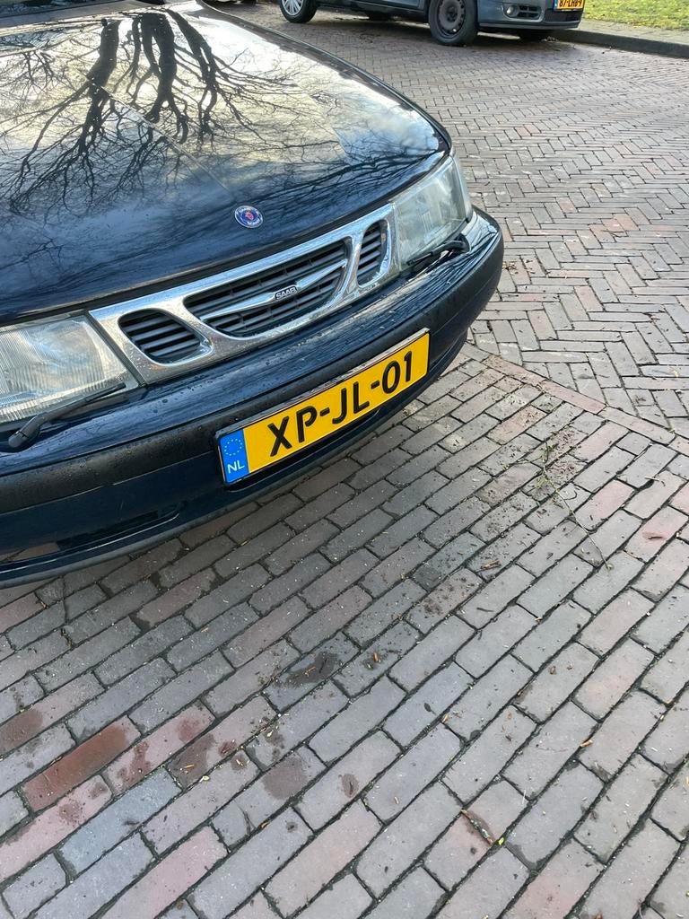 Saab 9-3 2.0 I Coupe 1999 Blauw, Auto's, Voorwielaandrijving, 4 cilinders, Blauw, Handgeschakeld