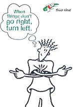 Think clear 7up 2 Boomerang Ansichtkaart, Verzenden, 1980 tot heden, Ongelopen, Overige thema's