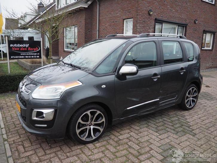 Citroën C3 Picasso 1.4 VTI Collection (bj 2013), Auto diversen, Schadeauto's, Citroën, Handgeschakeld, Benzine, MPV, Zilver of Grijs