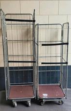 Transportkar rolcontainer rolkar magazijnkar trolley gaaskar, 100 liter of meer, Ophalen of Verzenden, Gebruikt, Transportkar