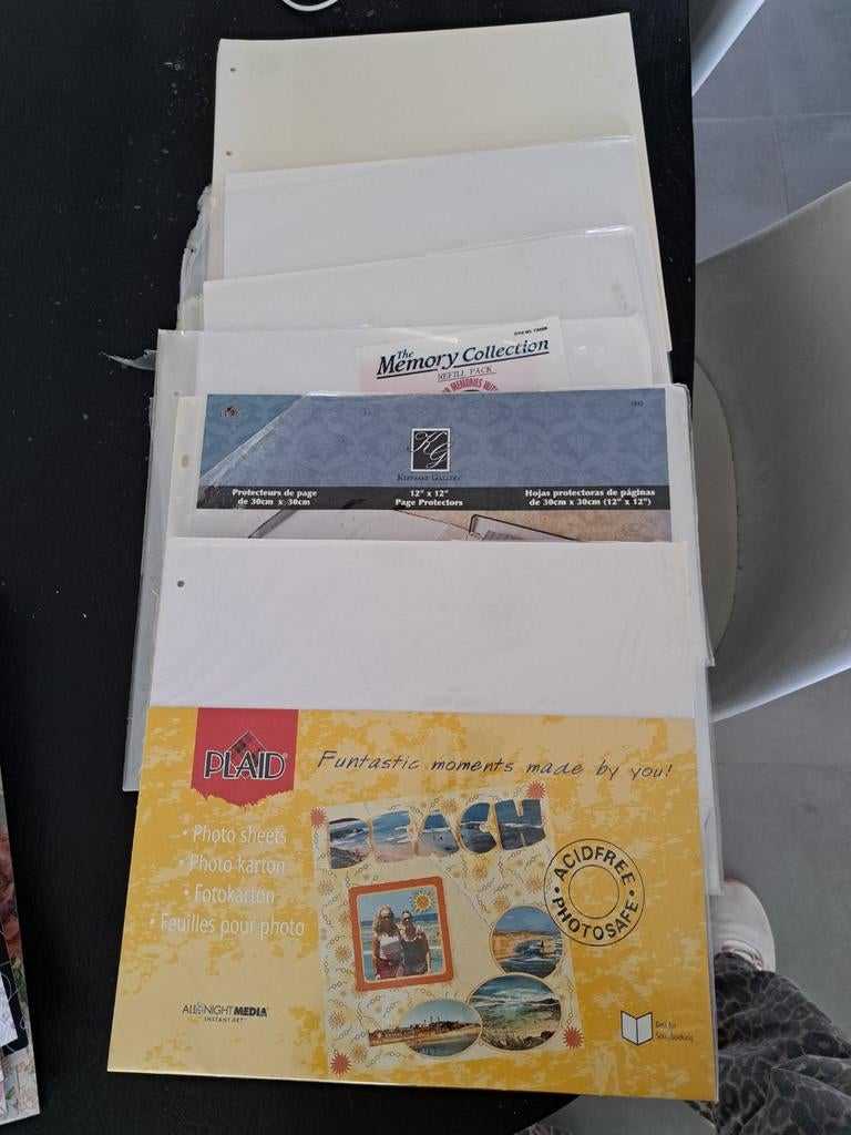 Fotokartonvellen voor scrapbook, Hobby en Vrije tijd, Scrapbooking, Ophalen, Zo goed als nieuw, Papier of Karton