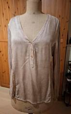 Prachtige romantische oud roze blouse, 7de hemel, Maat 42/44 (L), Ophalen of Verzenden, Zo goed als nieuw