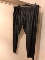 TEAB zwart legging stretch plus-size taille 110cm wetlook, Verzenden, Nieuw, Zwart, Broek of Spijkerbroek