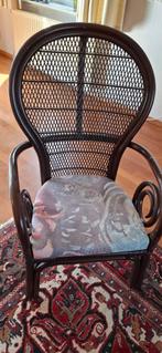 Manou stoel in goede staat, Ophalen, Manou, Bruin, Riet of Rotan