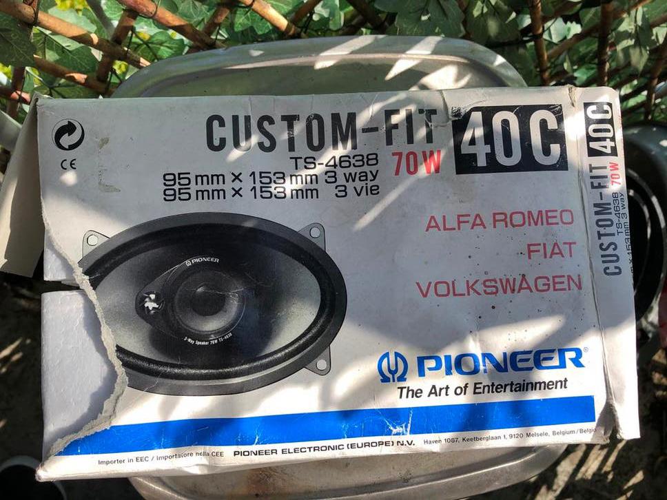 Pioneer TS-4638 Custom-Fit 3-weg autospeakers 70W, Auto diversen, Autoradio's, Zo goed als nieuw, Ophalen of Verzenden