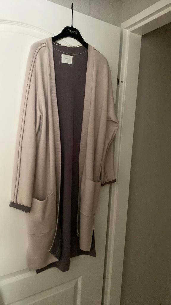 Vest Beige-grijs Maat M Merk Yaya, Kleding | Dames, Truien en Vesten, Zo goed als nieuw, Maat 38/40 (M), Beige, Ophalen of Verzenden