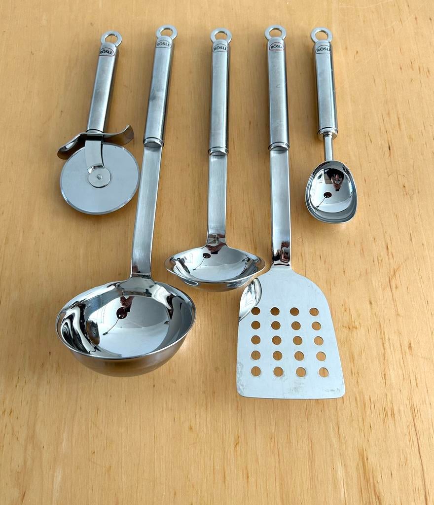 5-delige set RÖSLE keukenhulpen, Huis en Inrichting, Keuken | Keukenbenodigdheden, Ophalen of Verzenden, Zo goed als nieuw