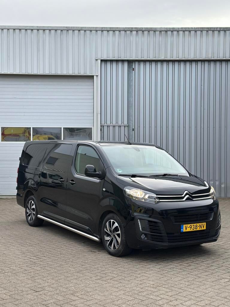 Citroën Jumpy XL 2.0 Bluehdi 180PK S&S 2018 Dubbel cabine, Auto's, Voorwielaandrijving, Stof, Citroën, Zwart