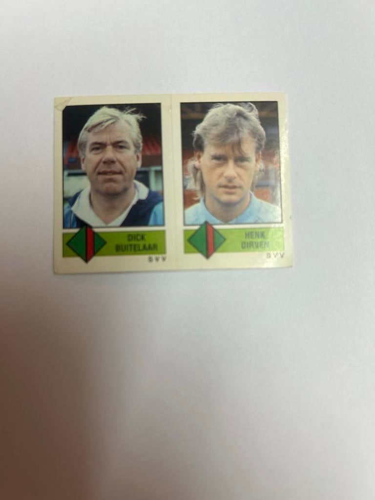 Panini Voetbal 87 - Dick Buitelaar & Henk Dirven SVV, Ophalen of Verzenden, Zo goed als nieuw, Sticker