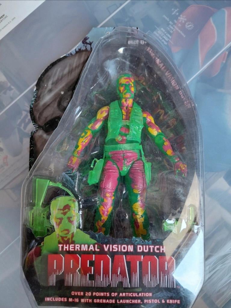 Neca predator thermal vision dutch, Ophalen of Verzenden, Nieuw, Foto of Kaart