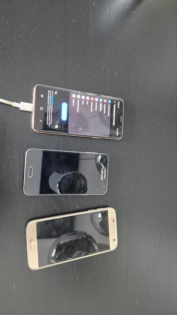 3x Oude Samsung telefoons (1x S9 met barst, 2x defect), Ophalen of Verzenden, Niet werkend, Galaxy S2 t/m S9