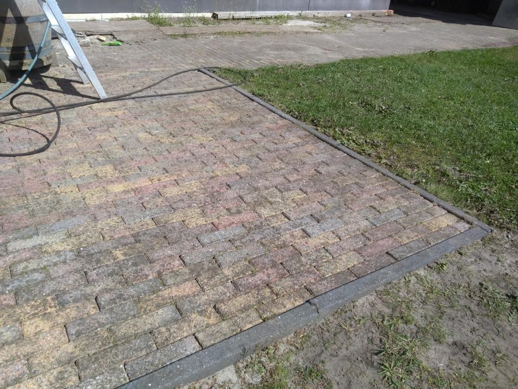 70m2 sier beton klinkers, Tuin en Terras, Ophalen of Verzenden, Gebruikt, Beton, Klinkers