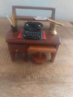 Poppenhuis Bureau met Typemachine & Accessoires, Ophalen of Verzenden, Gebruikt