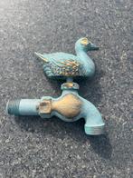 Sierlijke Buitenkraan Eend - Staal, Ophalen of Verzenden, Gebruikt