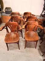 Cafe bar bistro thonet stoelen retro vintage, Huis en Inrichting, Stoelen, Ophalen of Verzenden, Zo goed als nieuw, Bruin, Vijf, Zes of meer stoelen