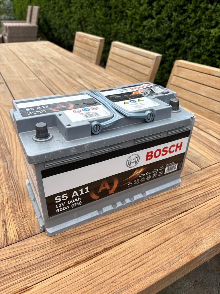 Bosch S5 A11 12V 80Ah 800A (EN) accu (behuizing stuk), Ophalen, Nieuw, Universele onderdelen