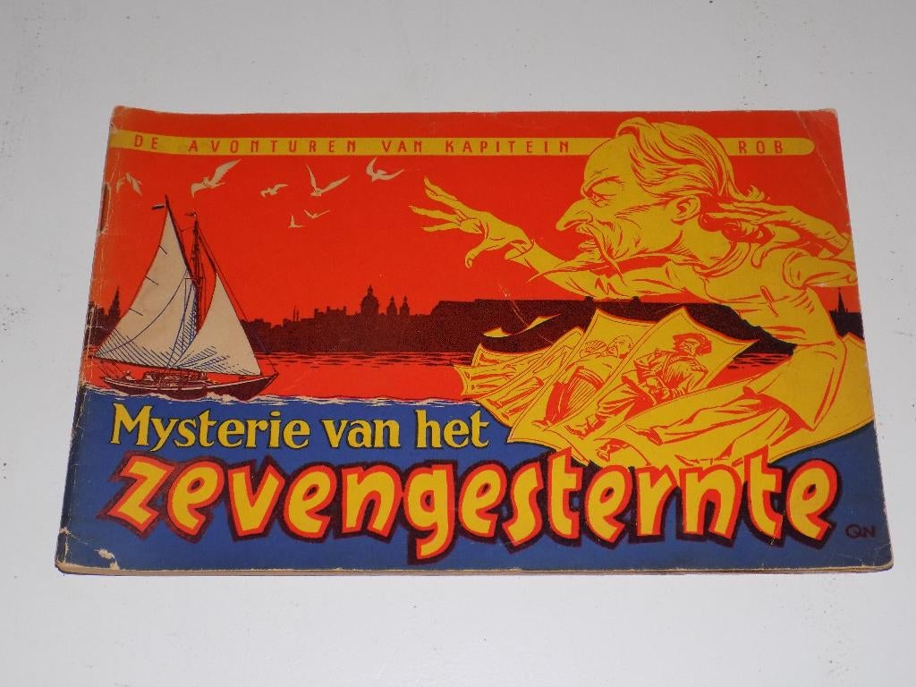 Kapitein Rob - 10_O_Mysterie van het Zevengesternte, Eén stripboek, Ophalen of Verzenden, Gelezen, Pieter Kuhn