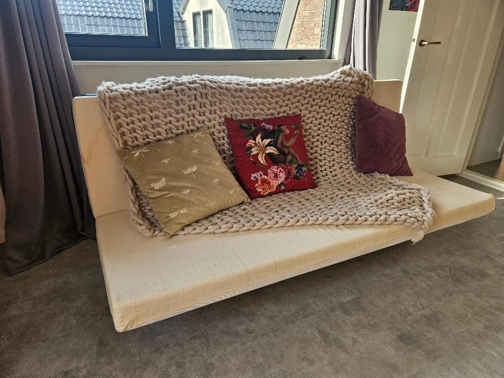 Slaapbank 190cm x 120cm, Ophalen, Gebruikt, 190 cm of minder, Twijfelaar