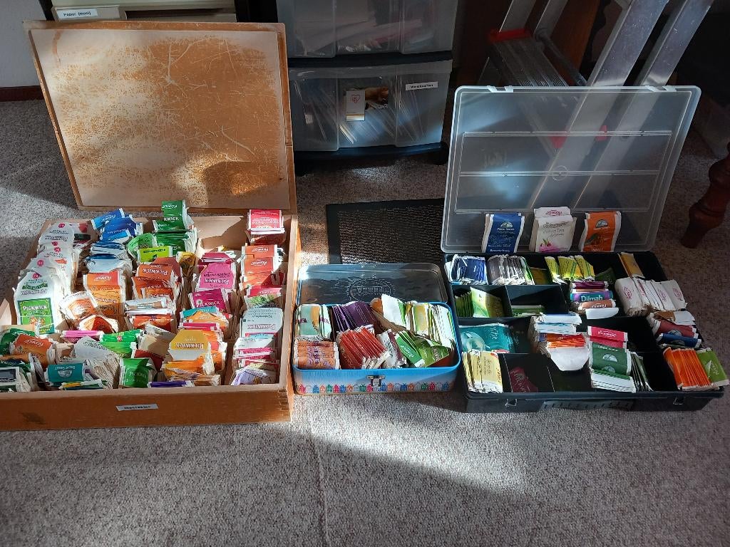 theezakjes / knutselen, Hobby en Vrije tijd, Ophalen, Theezakje(s)