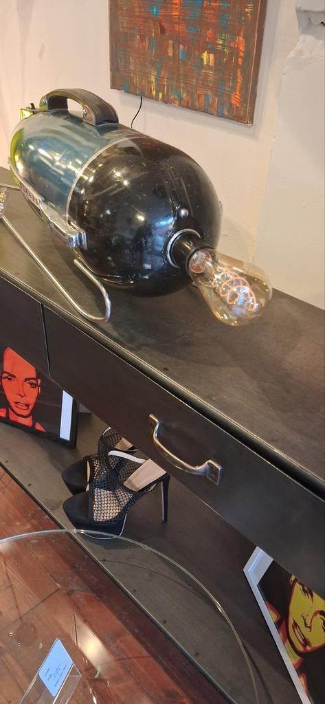 Unieke lamp van jaren '50 Erres stofzuiger - Eyecatcher!, Ophalen of Verzenden