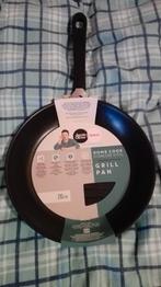 jamie oliver tefal rvs grillpan 26 cm nieuw, Verzenden, Nieuw, Rvs, Keramische plaat