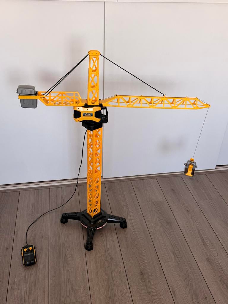 Grote Speelgoed Hijskraan met Afstandsbediening, Ophalen of Verzenden, Gebruikt, Jongen of Meisje