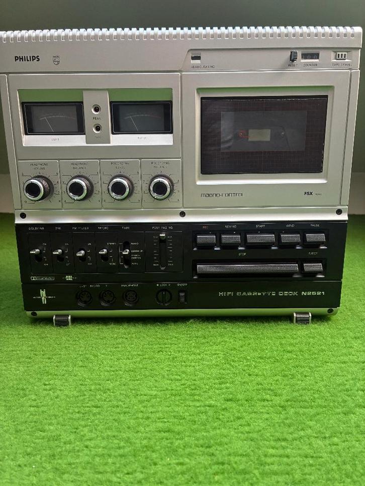 Philips N2521 (gereviseerd v2), Audio, Tv en Foto, Cassettedecks, Overige merken, Ophalen of Verzenden