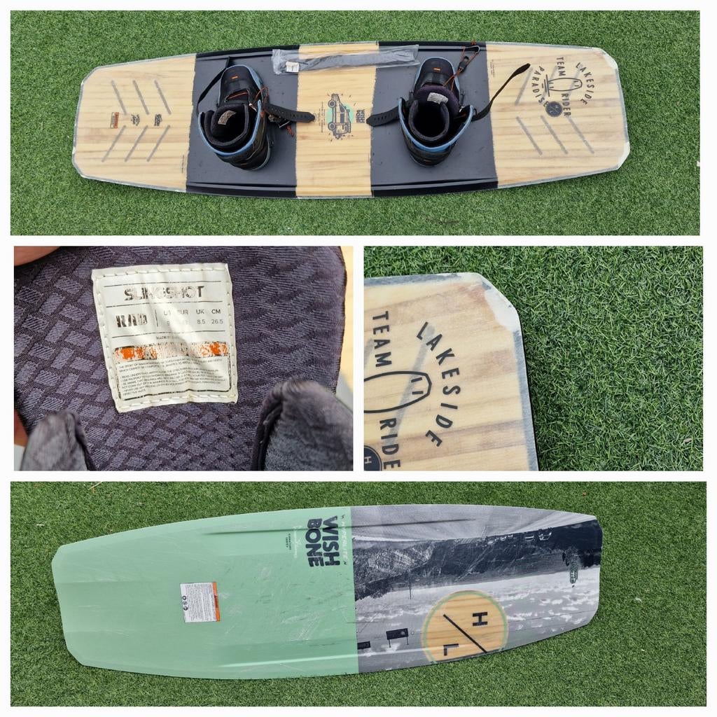 Wakeboard met Slingshot RAD bindingen, Ophalen of Verzenden, Gebruikt, Board en Schoenen