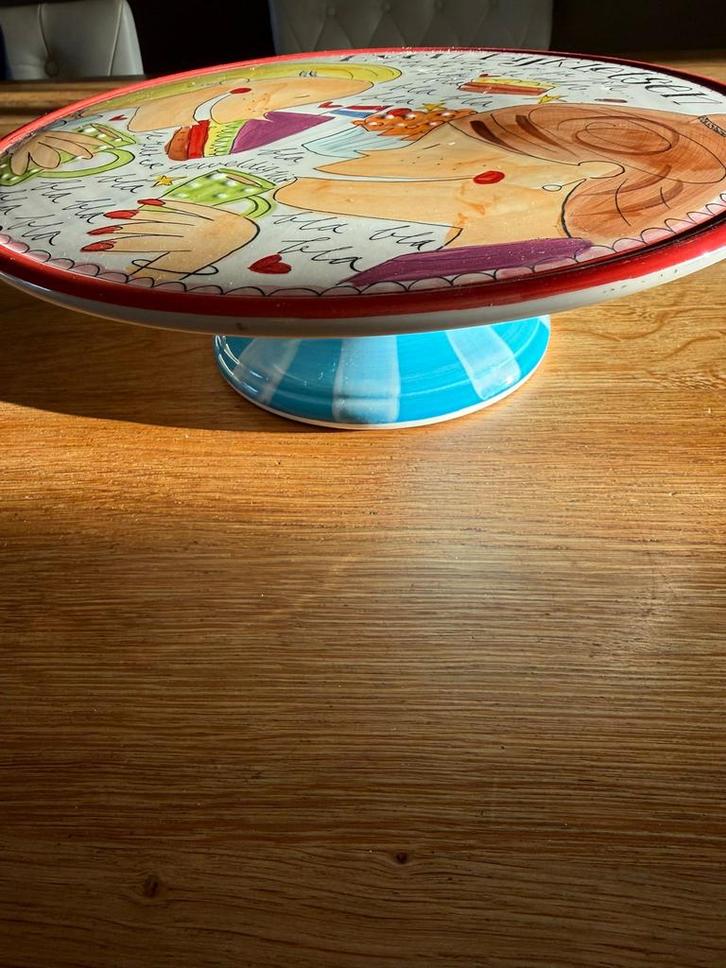 Blond Amsterdam taartschaal en hapjes borden, Huis en Inrichting, Keuken | Servies, Gebruikt, Schaal of Schalen, Blond Amsterdam