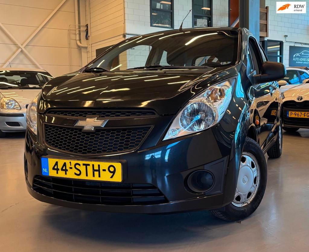 Chevrolet Spark 1.0 16V LS Bi-Fuel | LPG/Benzine (zuinig) |, Auto's, Chevrolet, Voorwielaandrijving, Euro 5, Stof, Zwart
