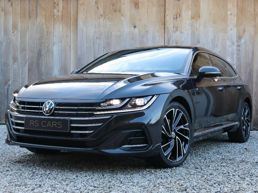 VW Arteon 1.4 Ehybrid 218pk 6-DSG 2021 Metallic grey, Auto's, Volkswagen, Arteon, USB, Leder, Hybride Elektrisch/Benzine