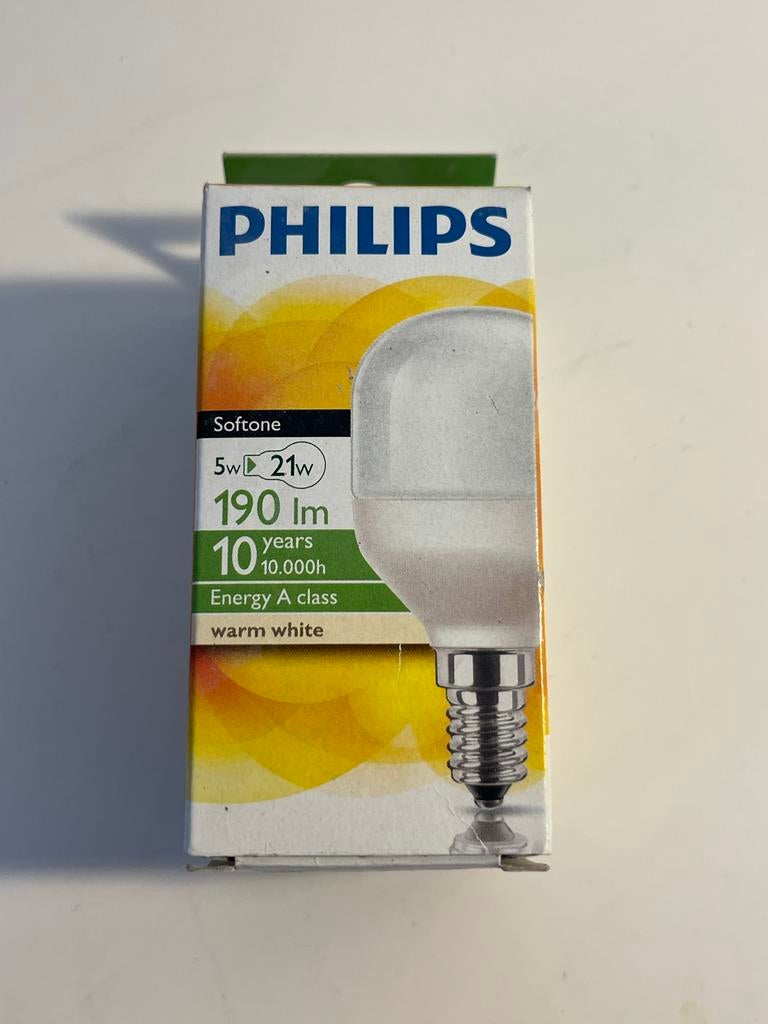 Philips Softone LED Lamp E14 5W Warm Wit, Ophalen of Verzenden, Nieuw
