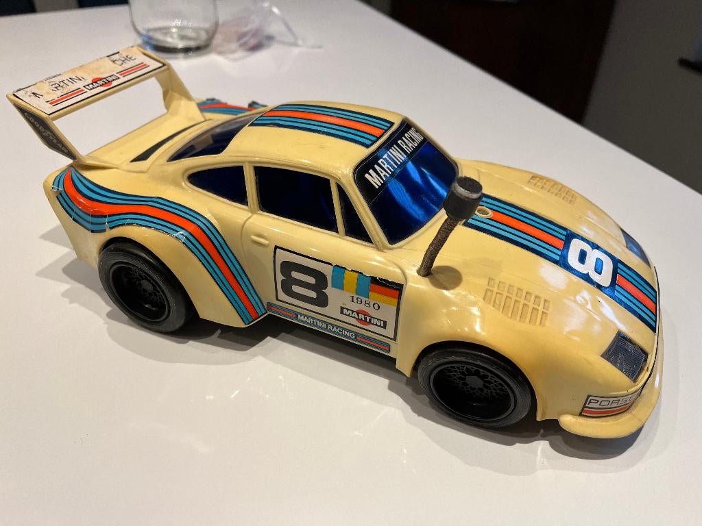 Porsche 935 martini battery operated Sonic control, Ophalen of Verzenden, Gebruikt